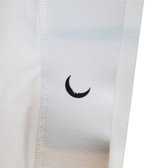 Zyia White Sports Bra M Medium One More Rep Zipper Detail Athletic Workout Gym - Picture 8 of 12